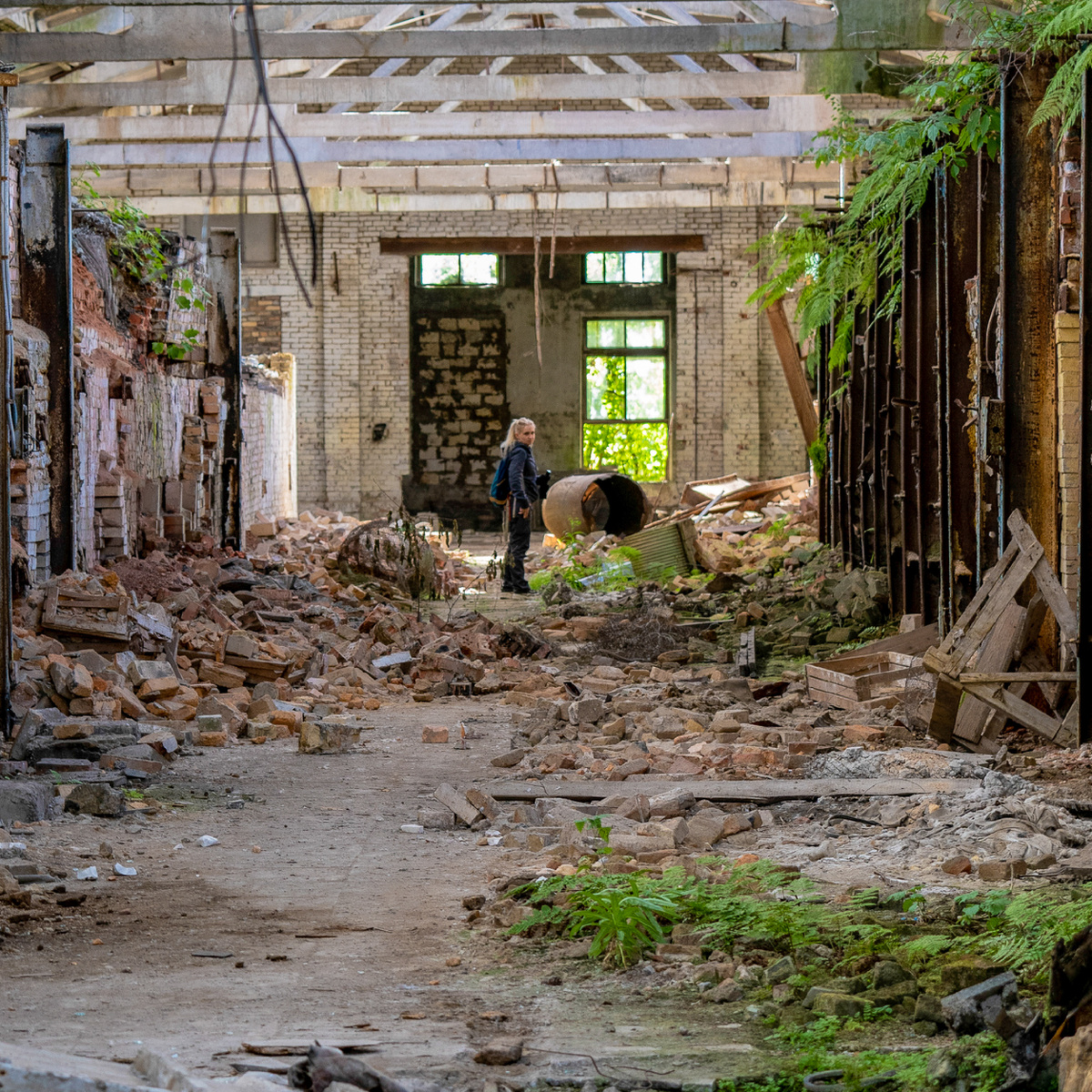 Заброшенные цеха фарфоровой фабрики в Московской области (Фото автора)
