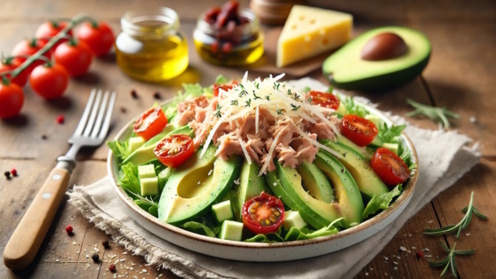    ПП-салат с тунцом, авокадо и цельнозерновыми макаронами Богдан Герцен