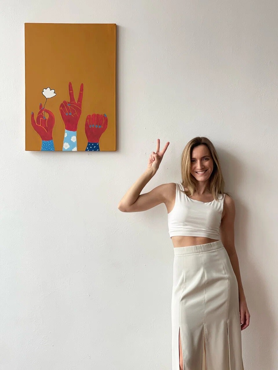 Фото из личного архива, автор картины Александра Клабукова