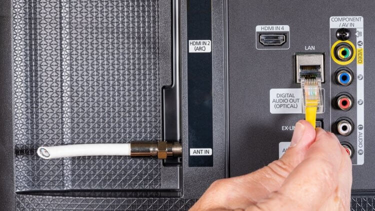    Просто соедините телевизор и маршрутизатор кабелем. Фото: Depositphotos