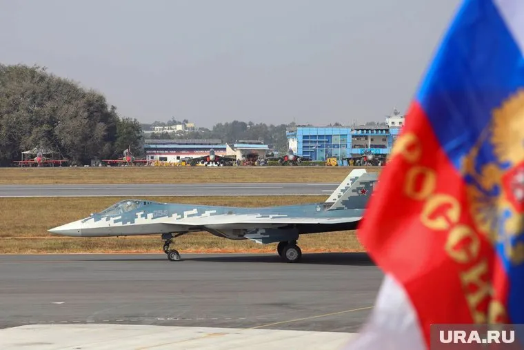 Су-57 выступил на Aero India 2025.
Фото: ПАО «ОАК» t.me/uac_ru/2993