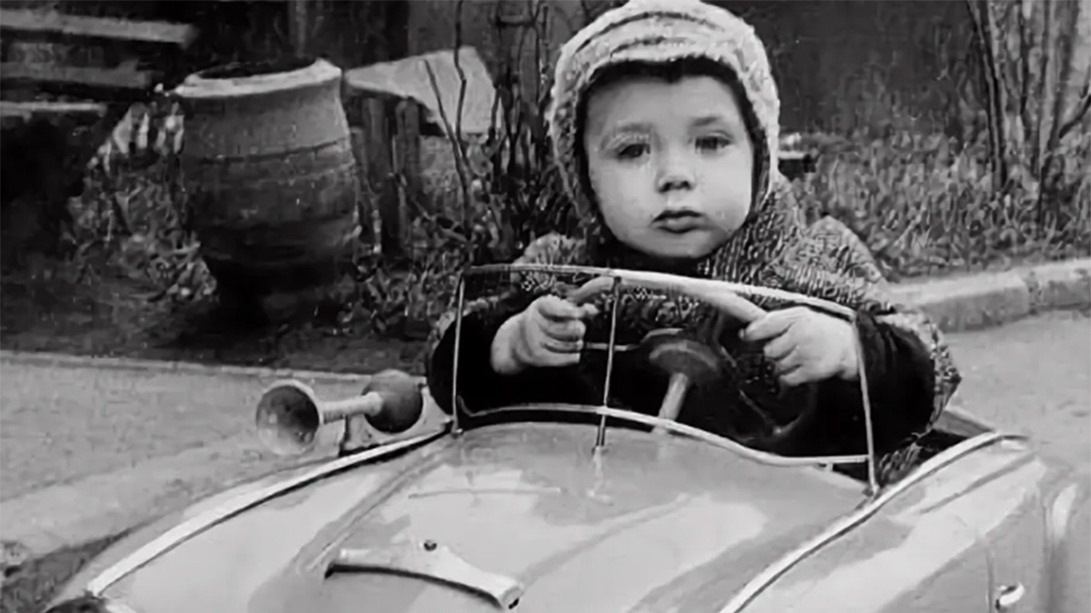 Ян Цапник в детстве