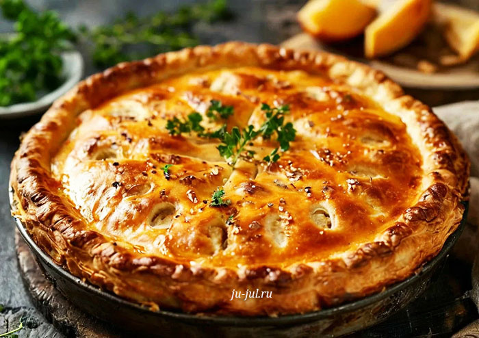 Закрытый мясной пирог
