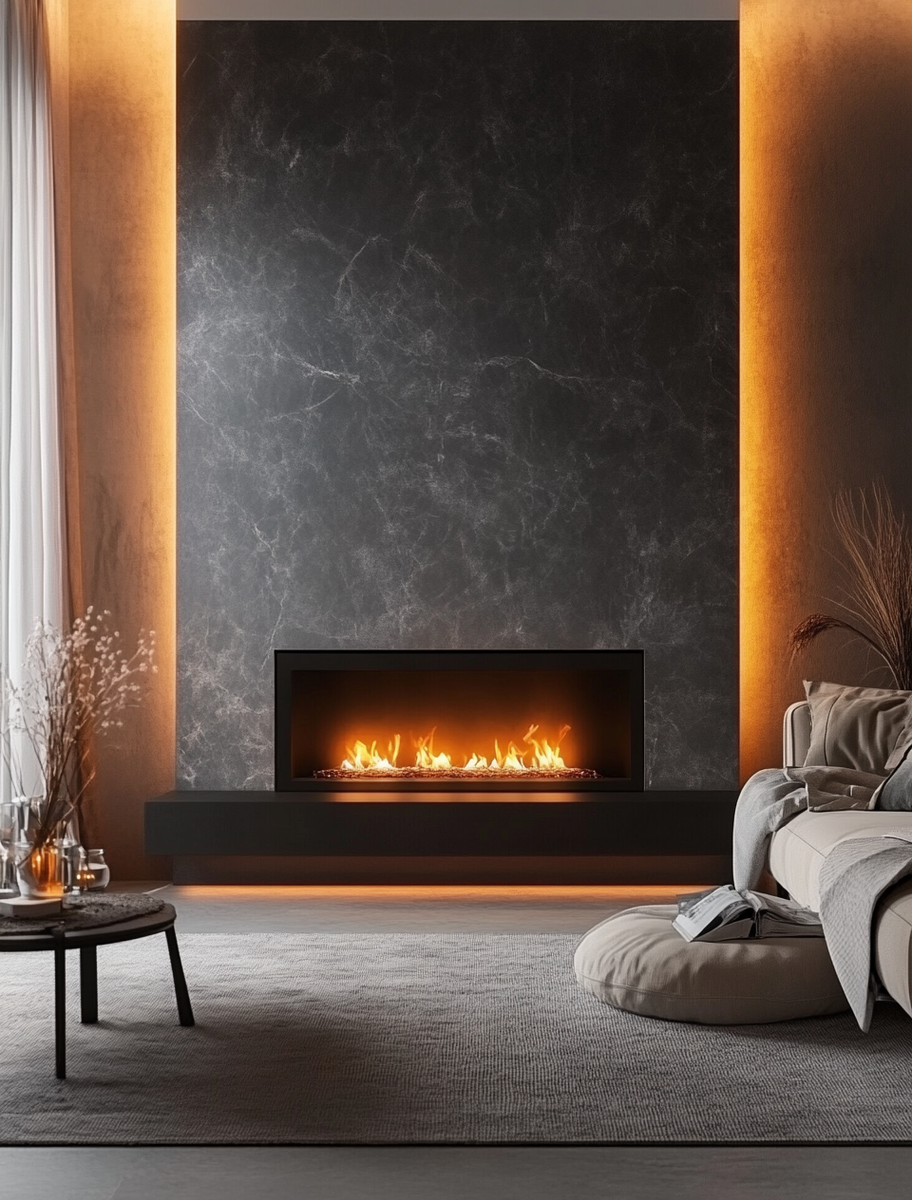    Настенные электрические камины: уют и безопасность вашего дома с минимальными затратами энергии Kamin