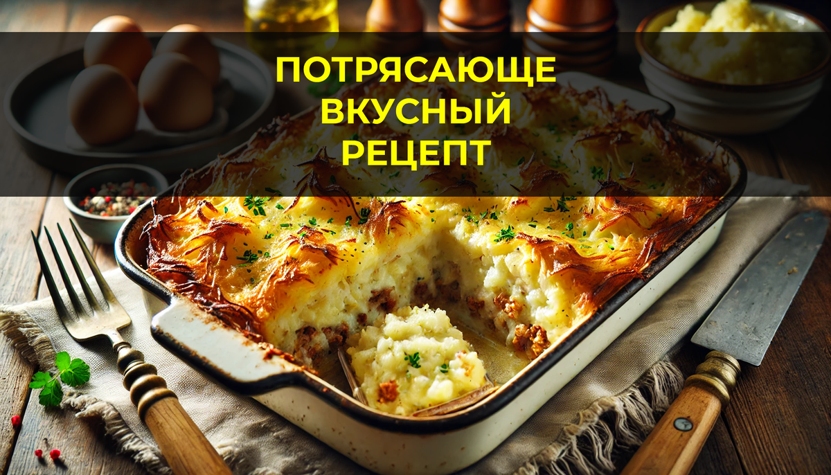 Картофельная запеканка с мясом