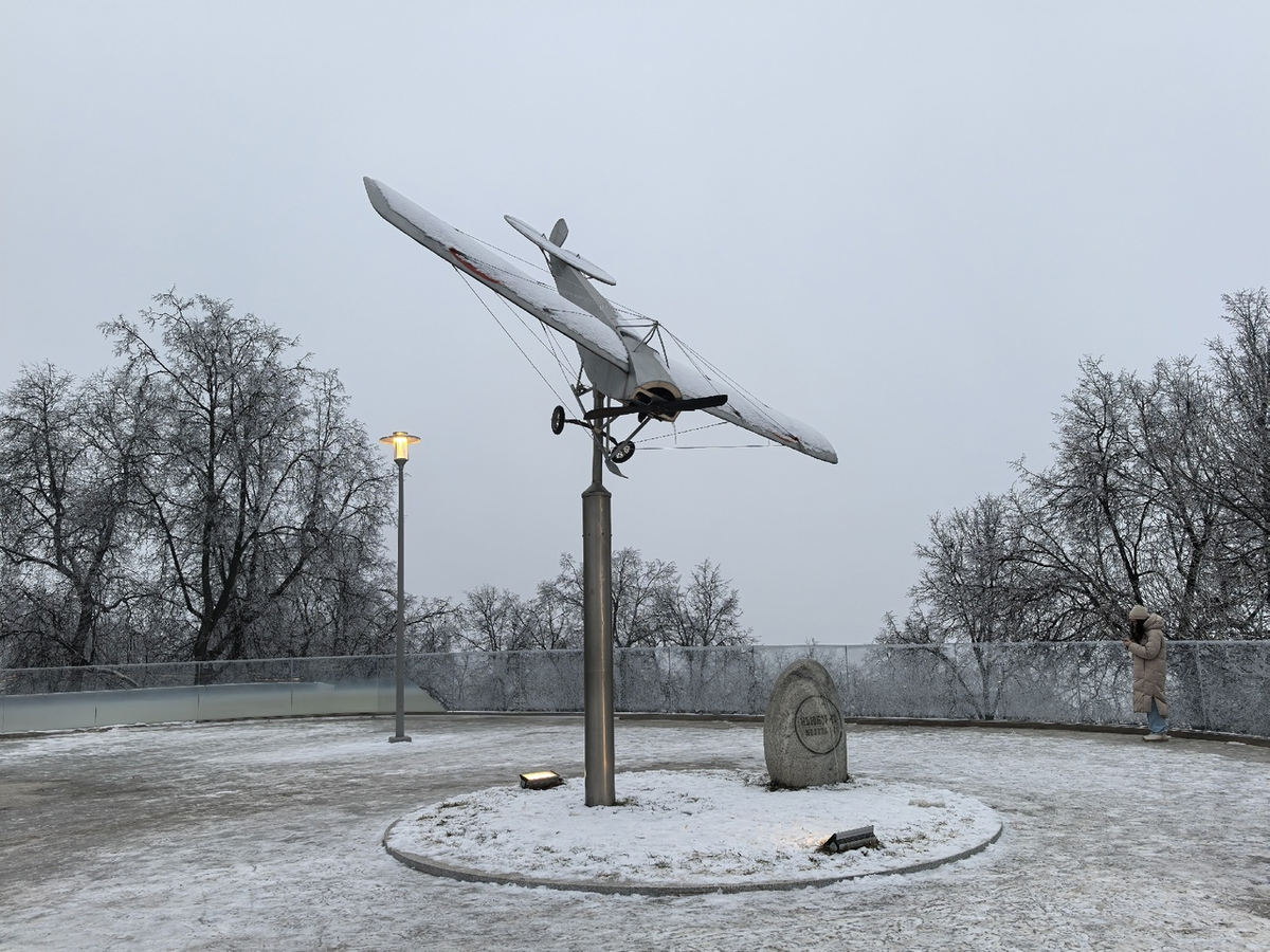 Макет самолета Ньюпор - 4 в Нижнем Новгороде. Фото автора