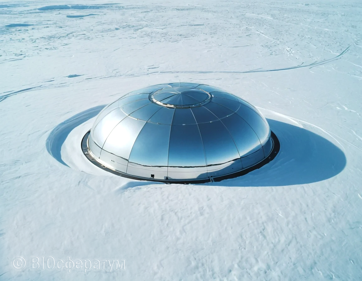 Пилоты рассказали о куполе в Антарктиде.