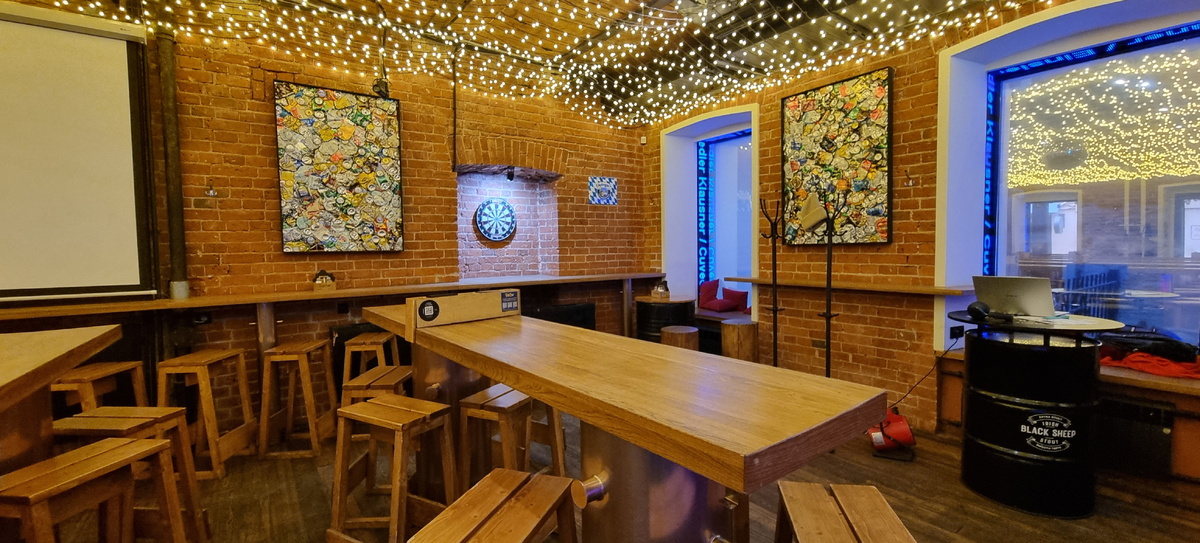 "Fest Bar", интерьер, барный зал, без цветокора