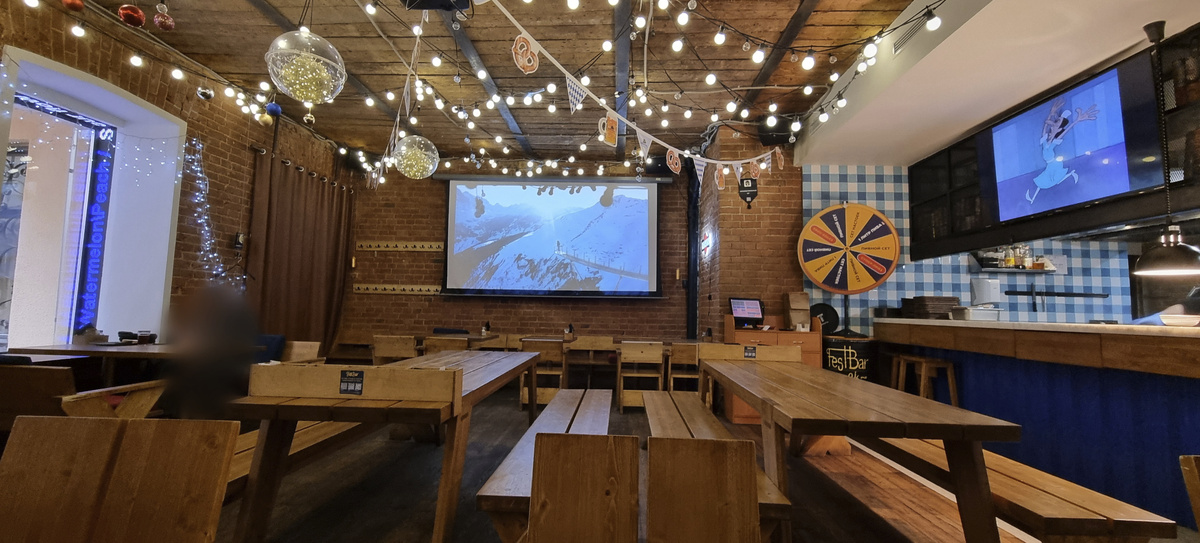 "Fest Bar", интерьер, обеденный зал, без цветокора