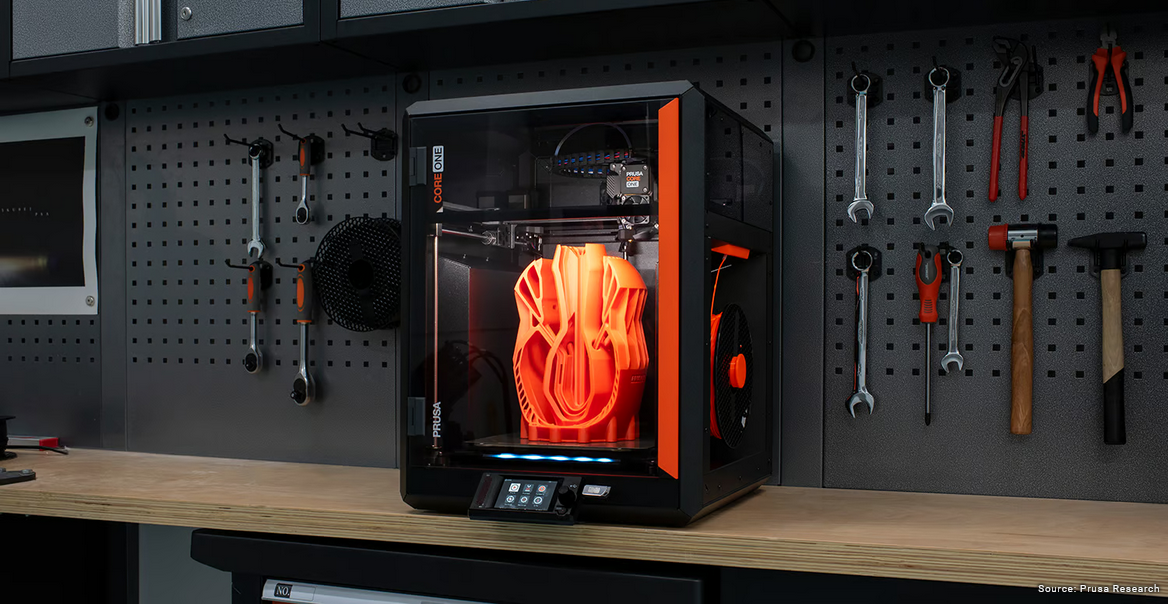 Наборы для самостоятельной сборки нового 3D-принтера Core One от Prusa Research теперь доступны для покупки.