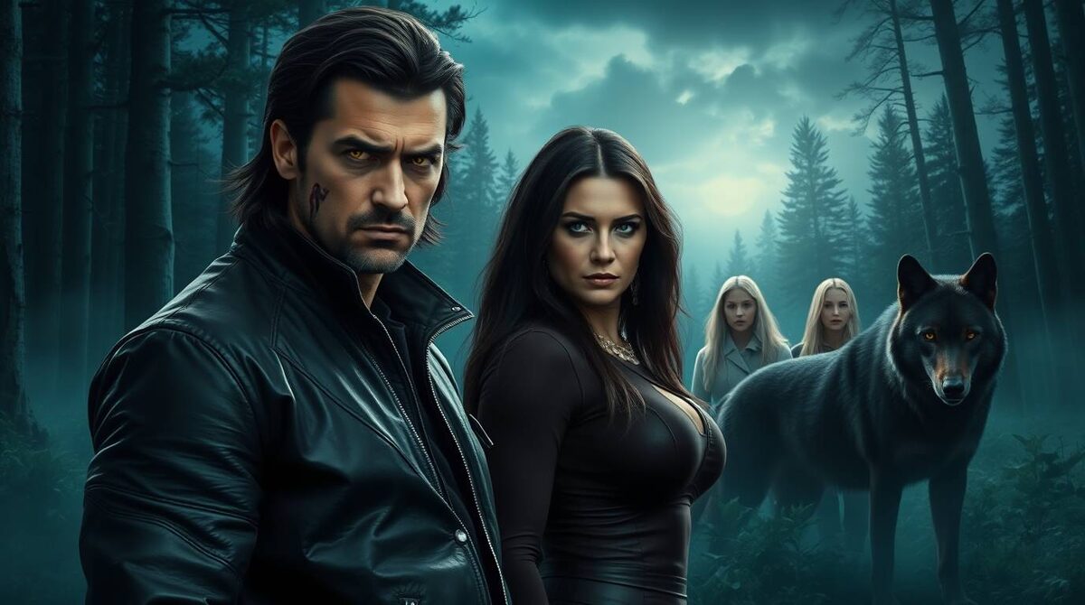 Илья Наст "Выживачка". Саша и Олеся выслеживают в темном лесу Демона с Алисой. 