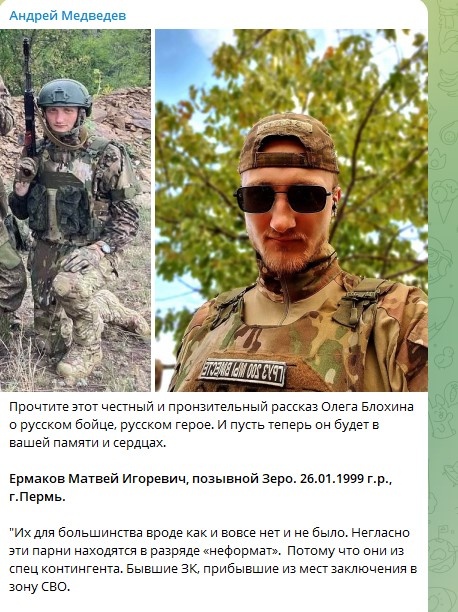    Фото: Скриншот Telegram/Андрей Медведев