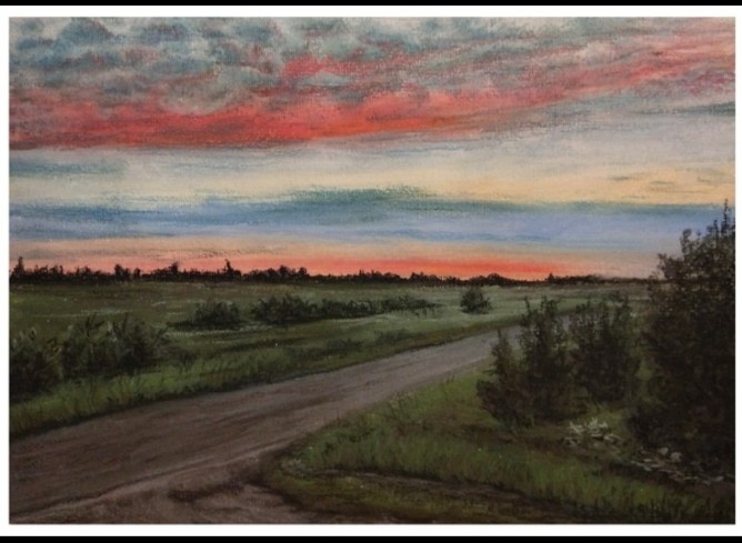 Картина художницы Марины Сатиной 