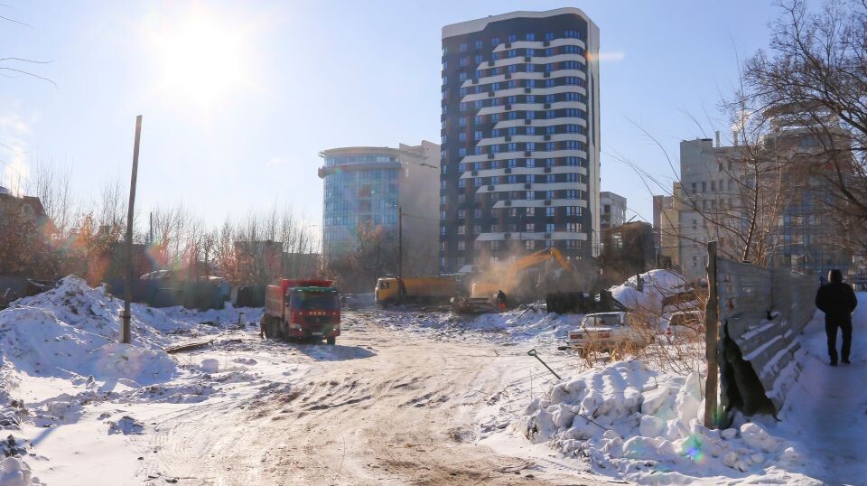    Снос дома на Красноармейском,34 24 января. Источник: Виталий Барабаш