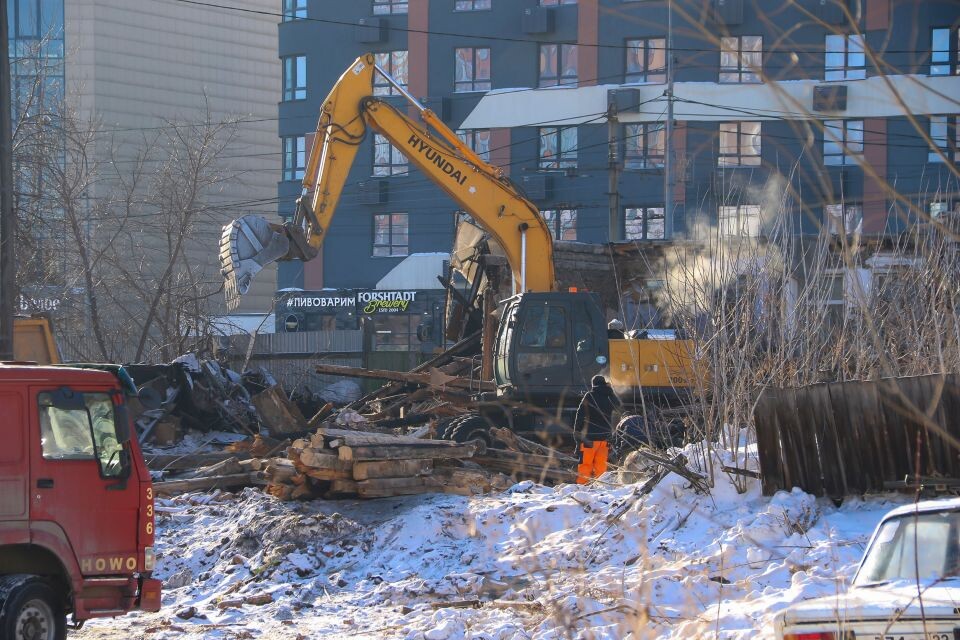    Снос дома на Красноармейском, 34. Источник: Виталий Барабаш