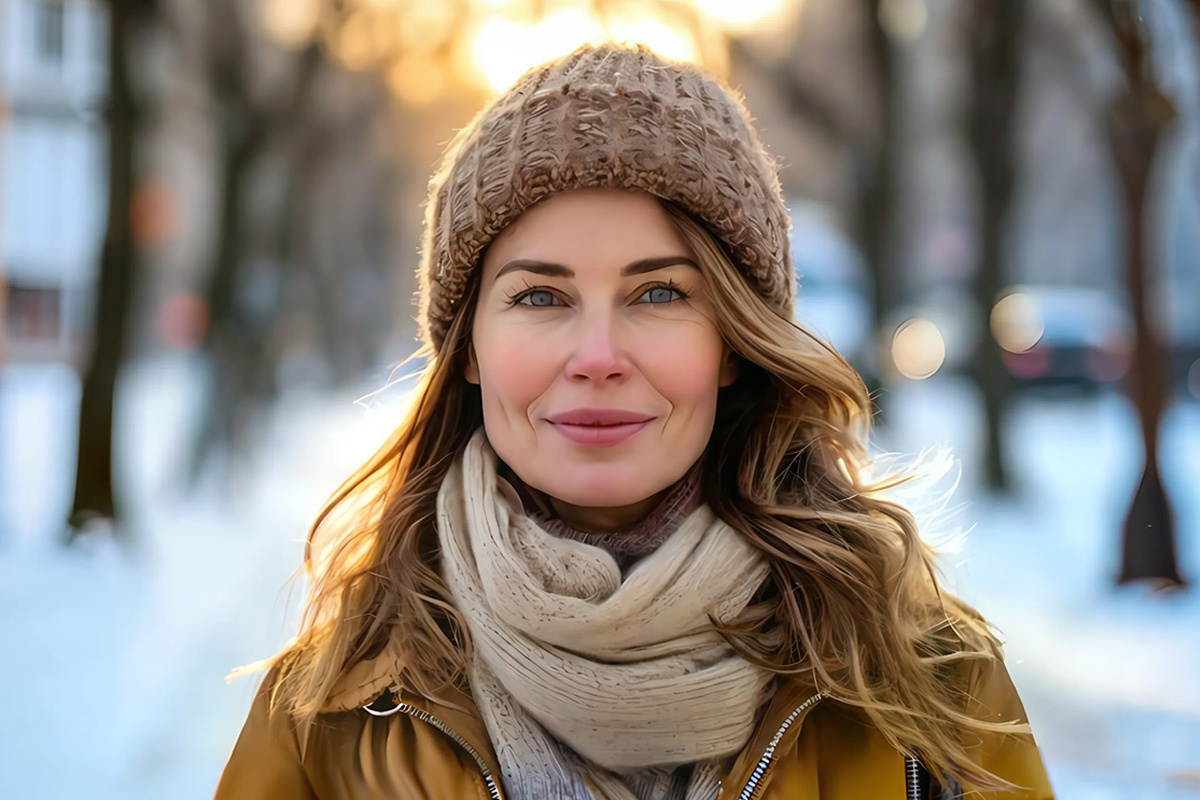 Холод провоцирует сухость кожи из-за сужения кровеносных сосудов..  Фото: Изображение сгенерировано нейросетью Kandinsky 3.1