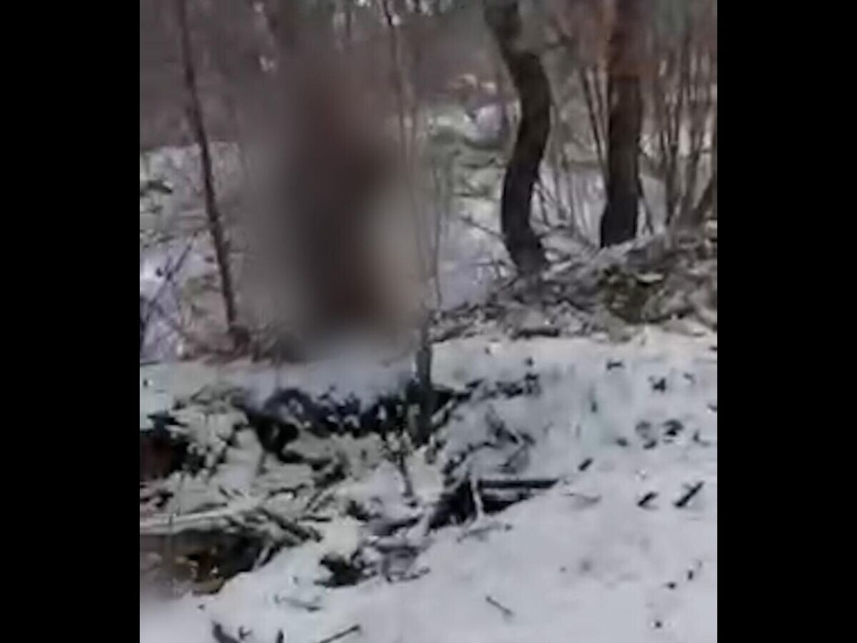    Кадры с военным ВСУ, которого убили сослуживцы в Курской области© РИА Новости