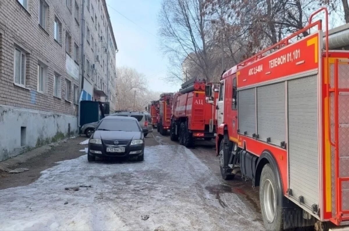    В Самаре из-за пожара в доме на ул. А. Матросова эвакуировали 20 человек