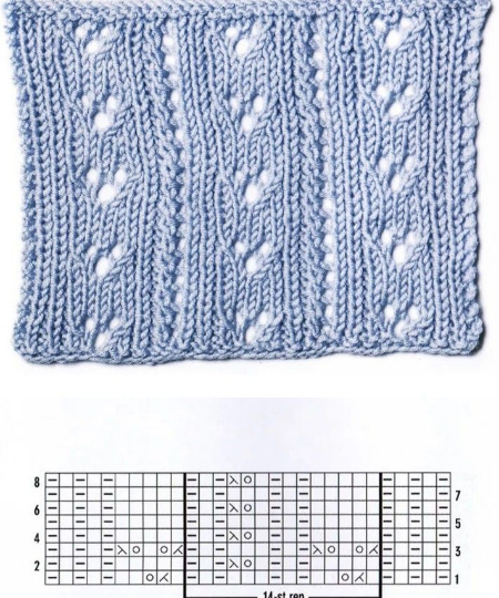 БОЛЬШАЯ ПОДБОРКА КРАСИВЫХ УЗОРОВ СПИЦАМИ №4