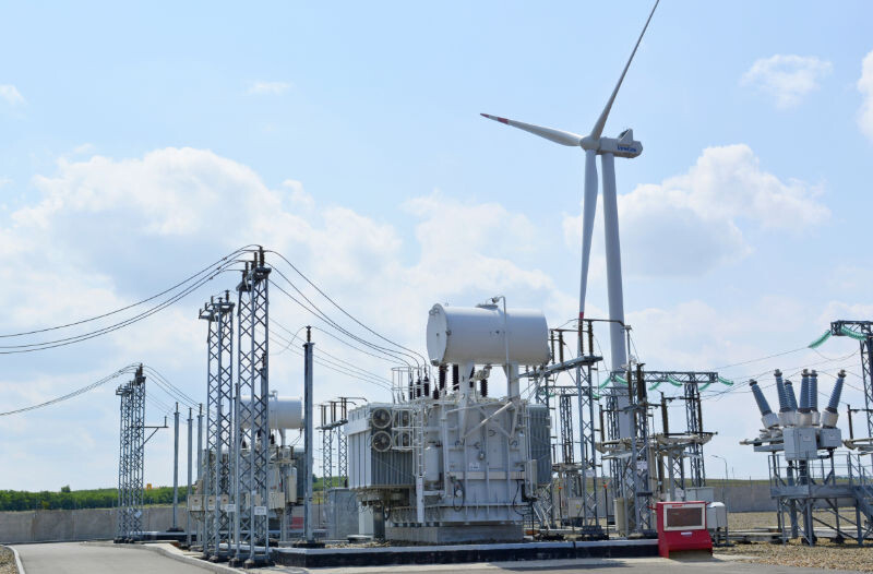    Ветроэлектростанция (фото: пресс-служба «Россети Юг» — «Волгоградэнерго»)