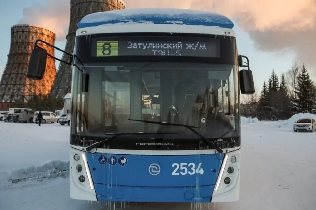    В Новосибирске планируется запуск троллейбусов с автономным ходом до Пашино