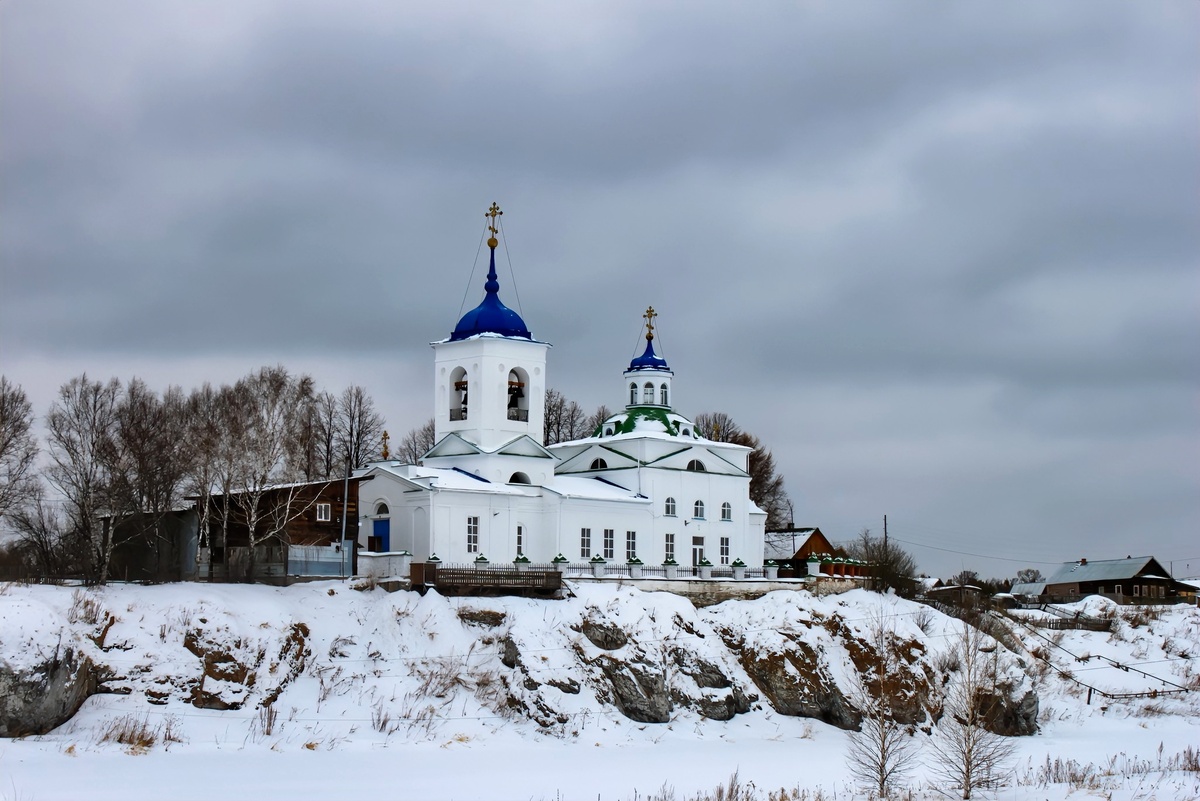 Фото автора. Храм Георгия Победоносца с. Слобода