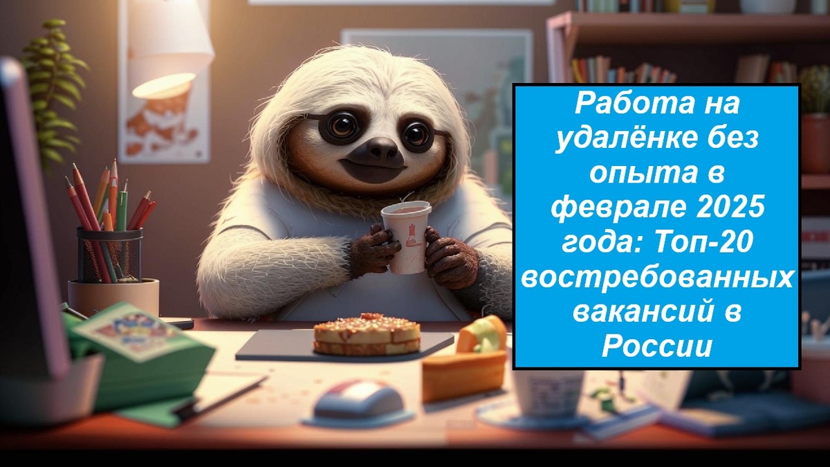 Работа на удалёнке без опыта в феврале 2025 года: Топ-20 востребованных вакансий в России