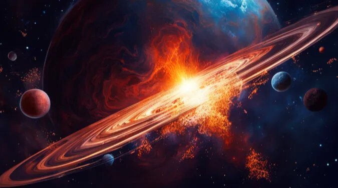    Взглянем на положение Земли в Солнечной системе. Оно таково, что почти идеально подходит для возникновения и сохранения жизни. Физические законы подсказывают, что расположение Земли могло бы быть иначе.