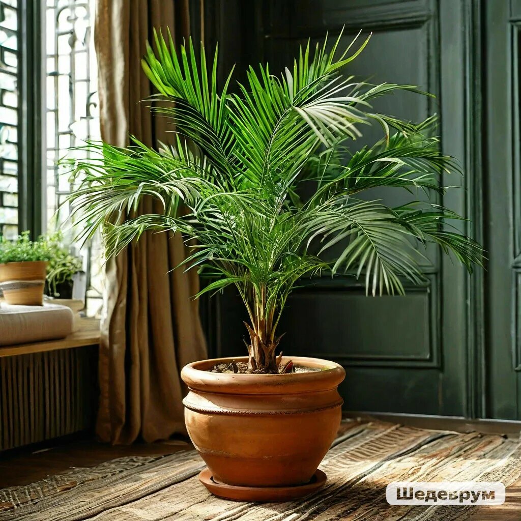 Визуализация мечты =) Такую финиковую пальму нарисовал Шедеврум.