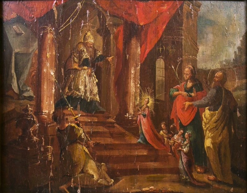 М. Искрицкий "Введение во храм девы Марии". 1730 год.