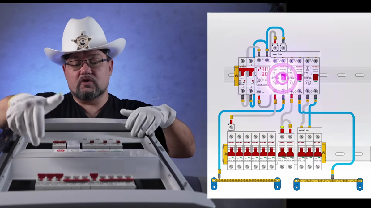 Схема щита по максимуму. Скриншот видео Александра Малькова