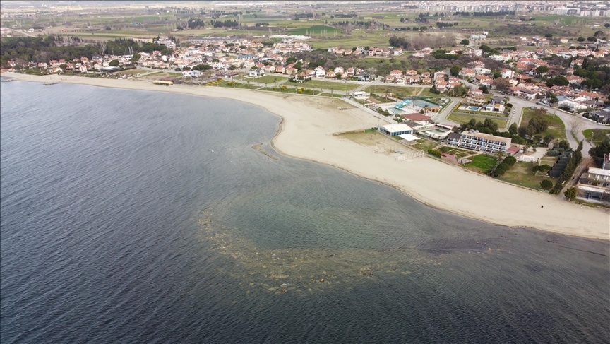 Гавань Адромитиона, вид с дрона