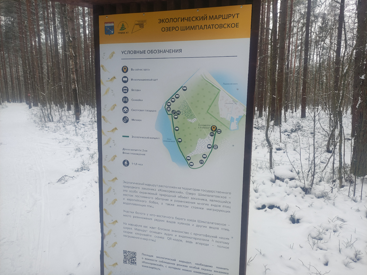 Схема тропы.