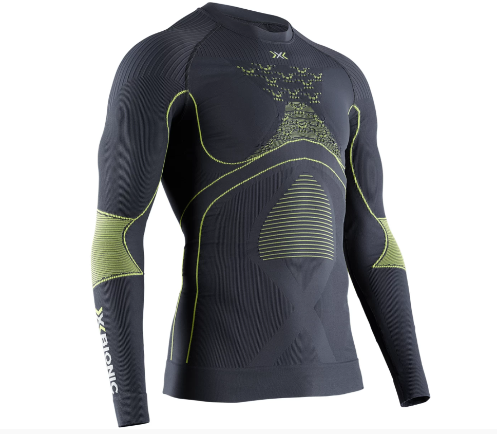 Термофутболка X-BIONIC ENERGY ACCUMULATOR 4.0 Charcoal/Yellow