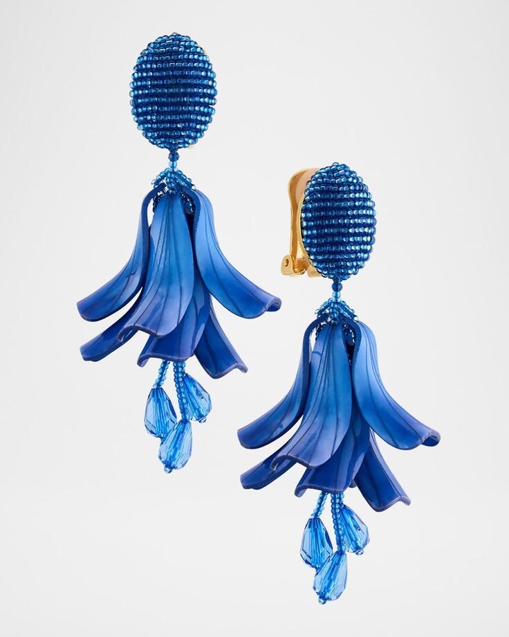  Cерьги с золотистыми акриловыми бусинками и стеклянными хрустальными каплями