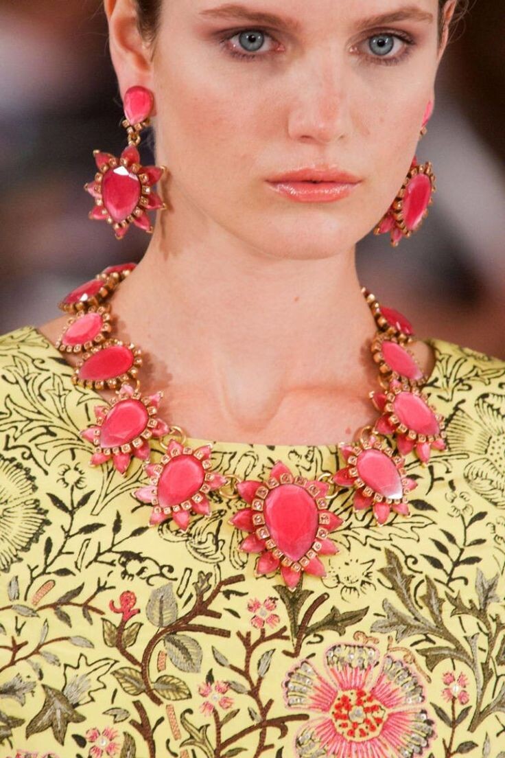 Модный показ бренда Oscar De La Renta, 2014 г.
