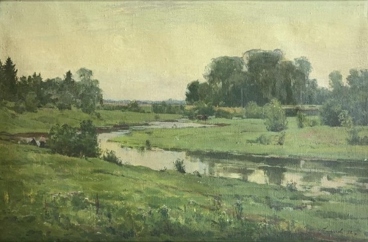 Н.Е.Тимков. Летний вечер. 1952. Музей Москвы.