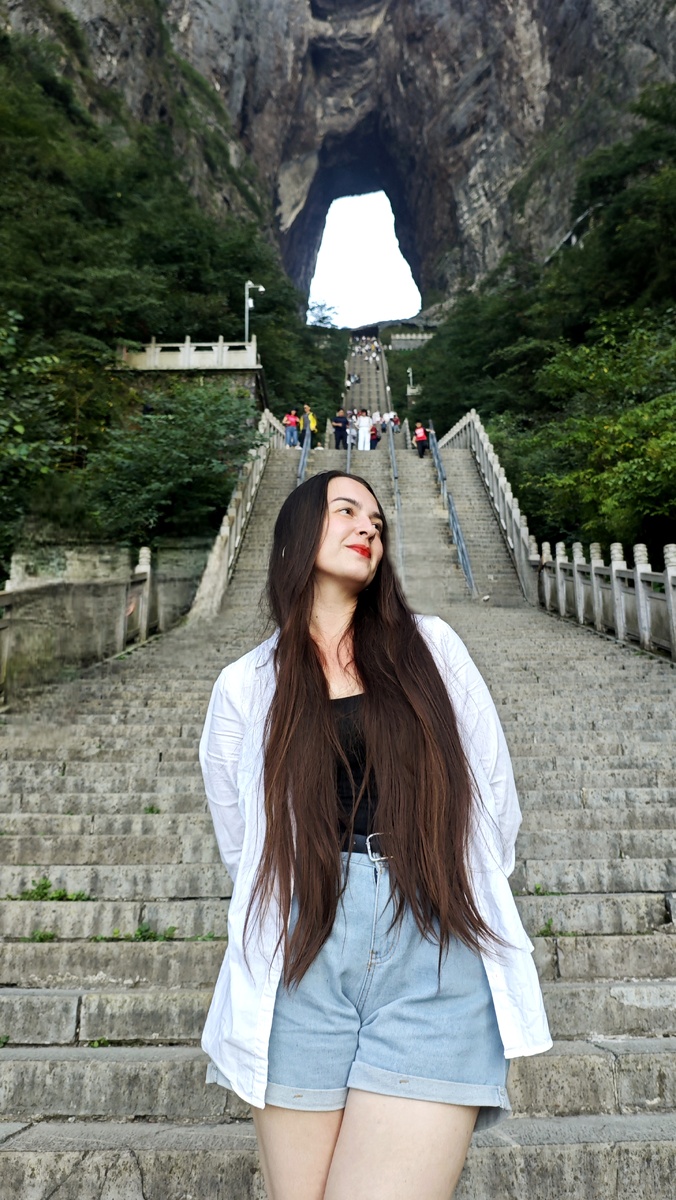 Фото: Горы Аватара Чжанцзяцзе, горя Тяньмэнь 