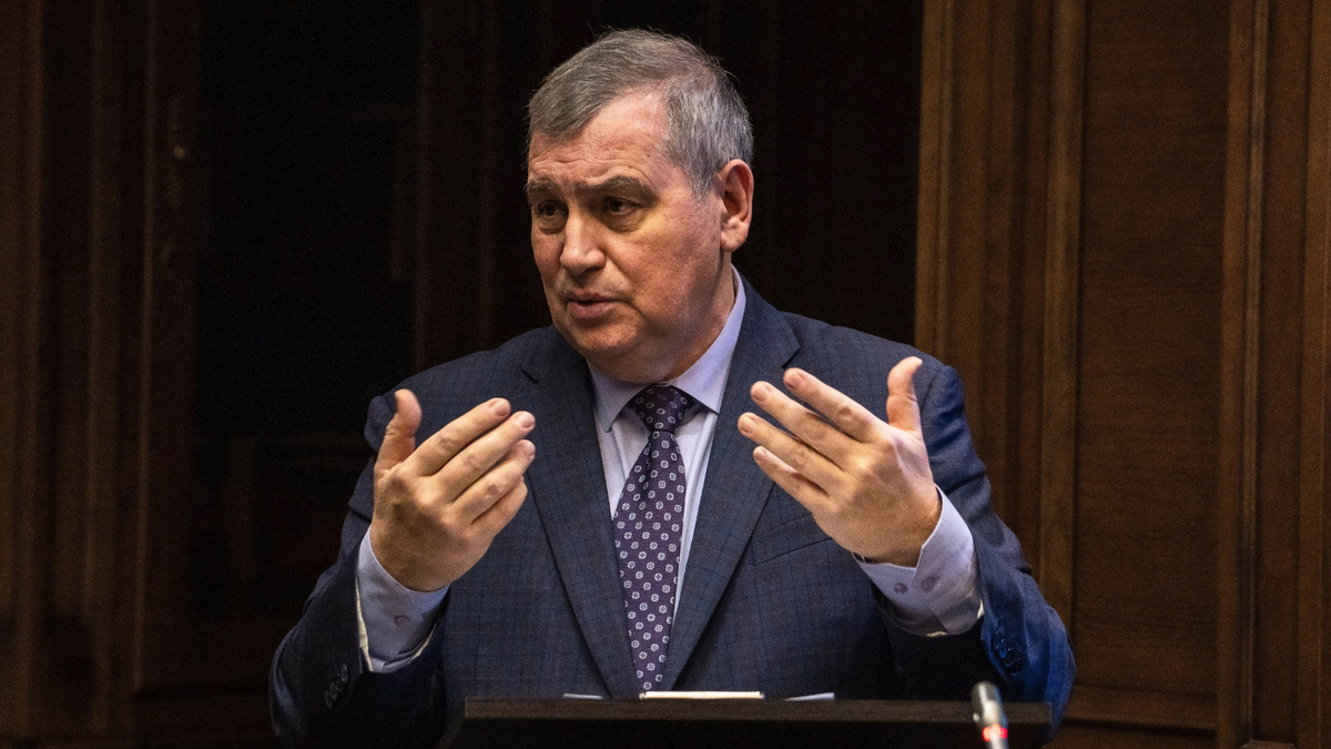 Модератор круглого стола Александр Лобжанидзе. Фото: Владимир Нескоромный