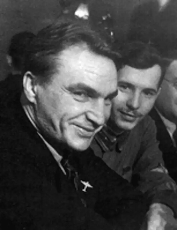 А.В. Чапаев с В.П. Чкаловым