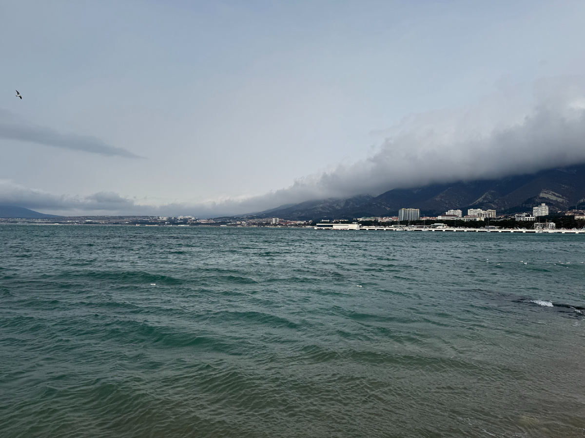 Предвестник непогоды в Геленджике... Фото автора