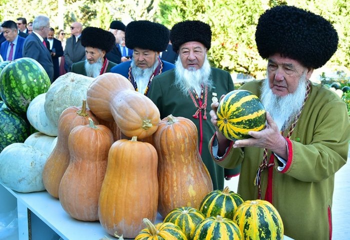 Праздник урожая в Туркменистане, ноябрь 2019 года, Туркменистан (Фото: TP)