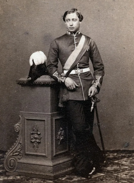 Принц Альберт Эдуард, между прочим хотел сыскать себя в военном деле, в начале 1860-х командовал проведением маневров под Дублином. Мать, королева Виктория, была против , фото из открытых источников 