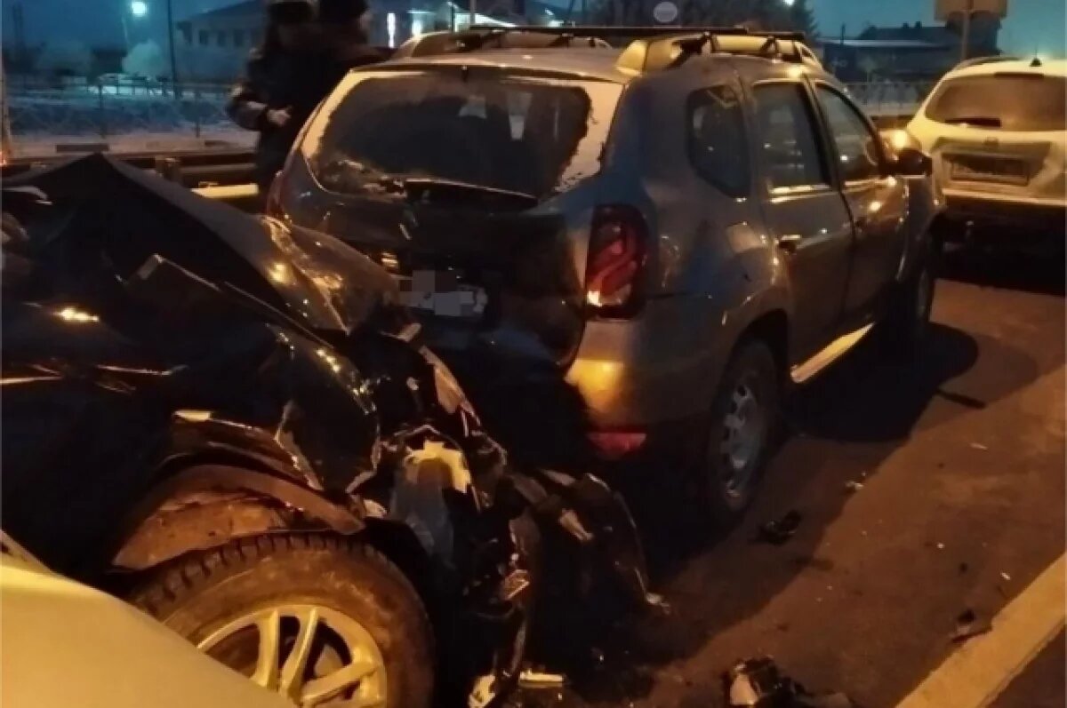    При столкновении трёх машин на Димитровградском шоссе пострадал человек