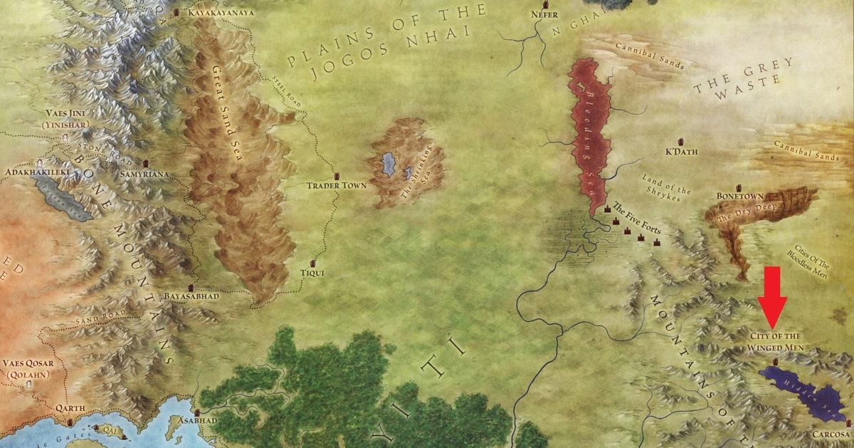 А это фрагмент из "Атласа льда и пламени", для общей картины.