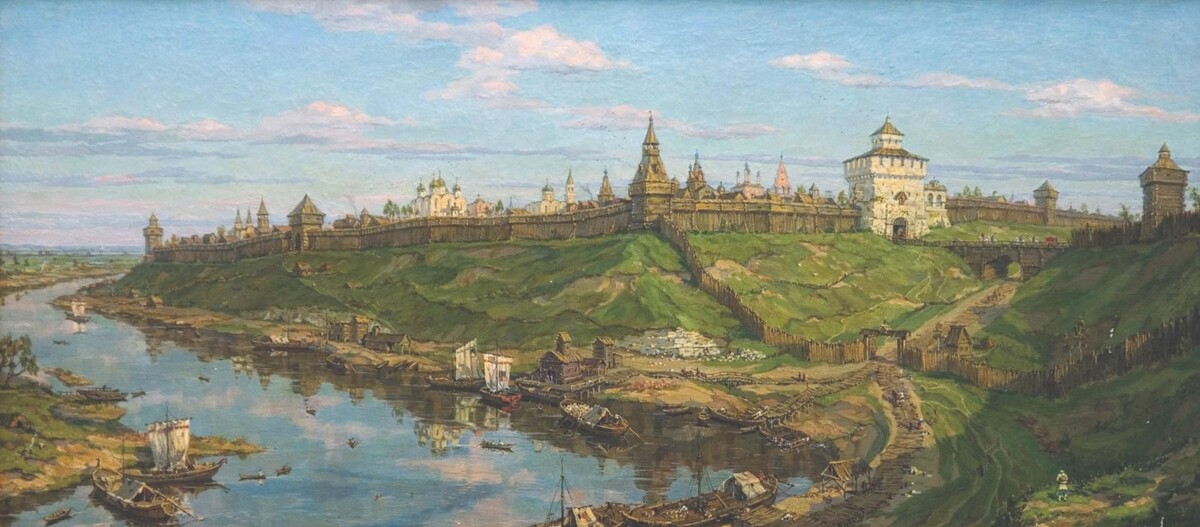 Как мы видим обычный город домонгольсткой Руси.