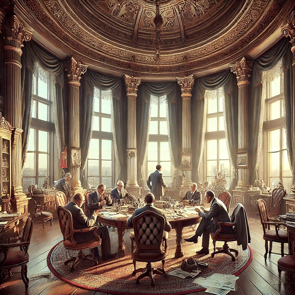 Вот он — батя в ударе, раздаёт распоряжения, держит всех в тонусе. Князь Андрей смотрит со стороны и явно что-то понимает. 
