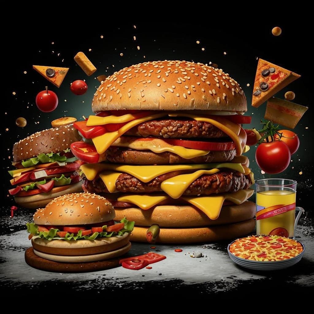 ИИ сделал весьма неплохой центральный бургер 