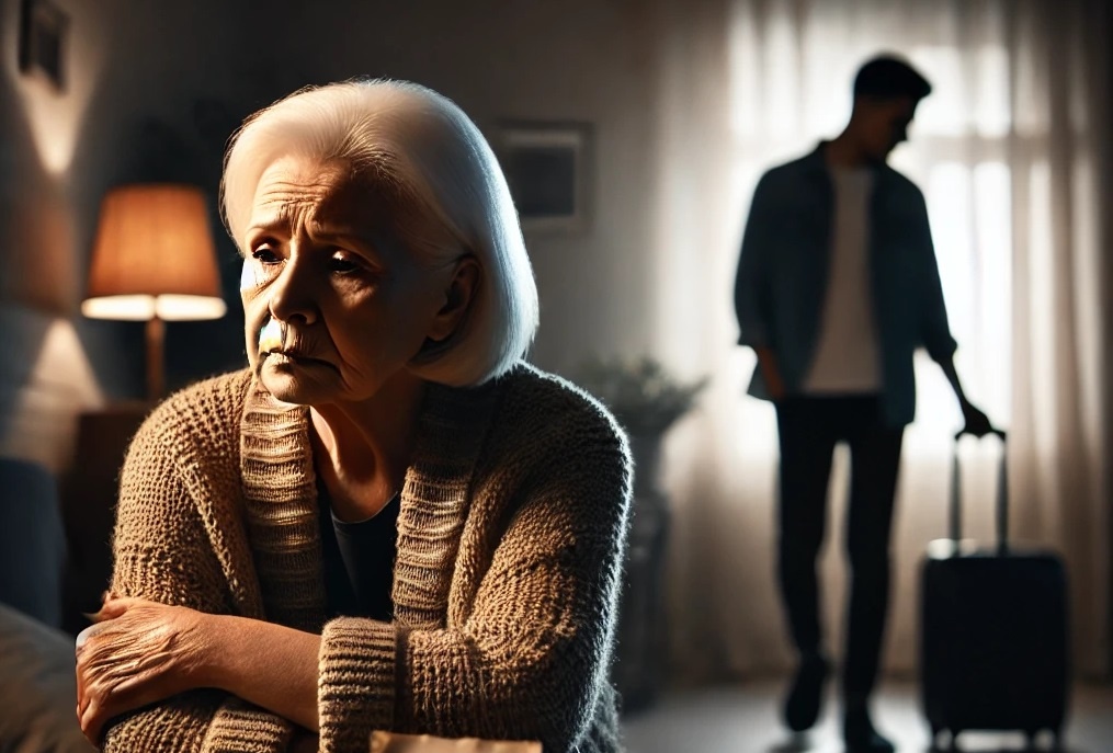 Мать хотела проучить сына, но сама оказалась в ловушке