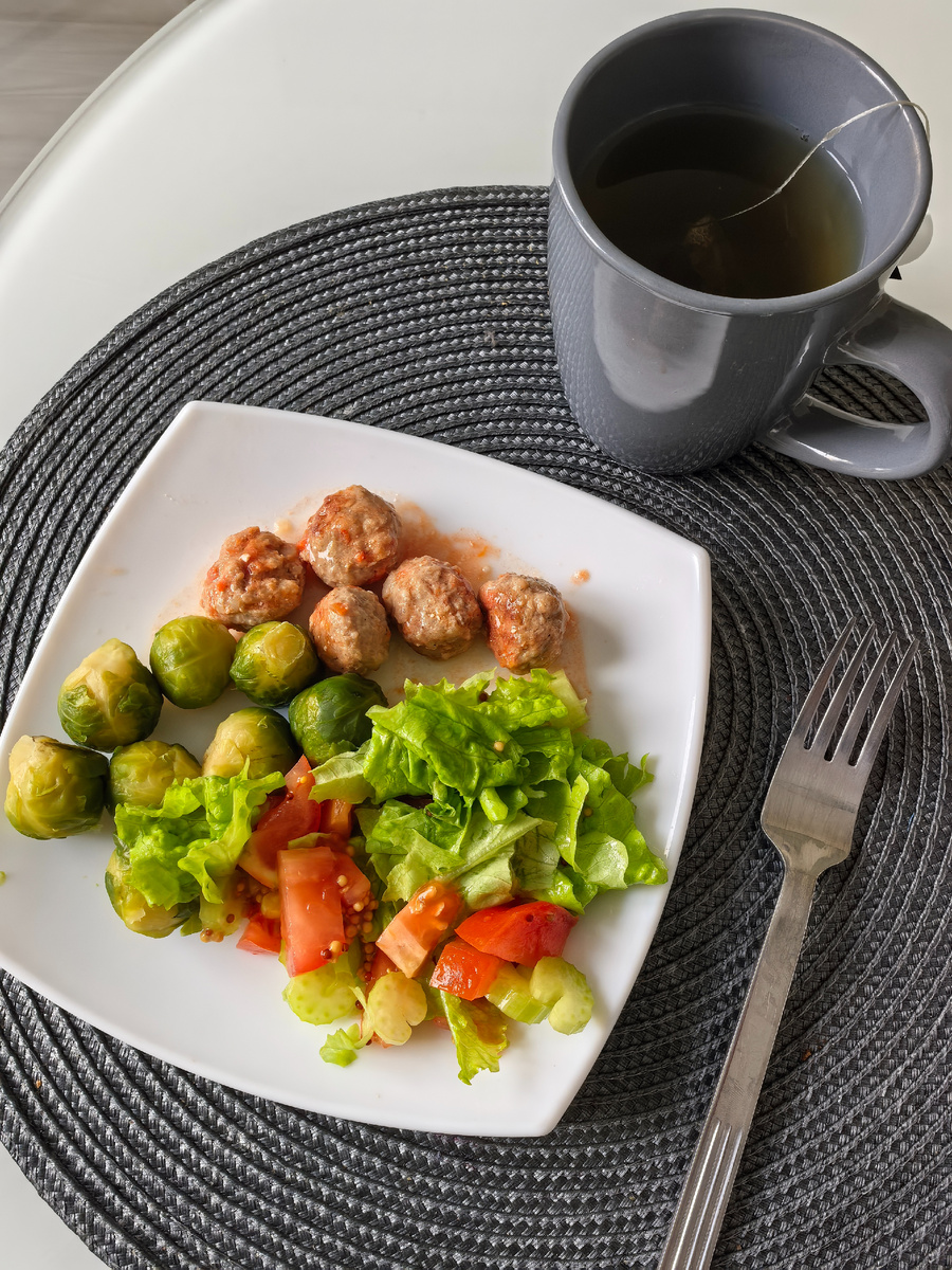 Это мой обед в первый день